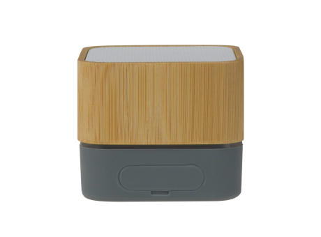 Speaker bamboo square 3W Werbeartikel