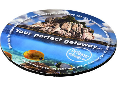 Q-Mat® runder Untersetzer Werbeartikel