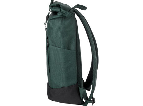 Polyester (600D) Rolltop-Rucksack Oberon bedrucken