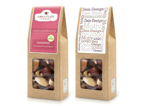 Premium Snacks in der Faltschachtel Werbeartikel