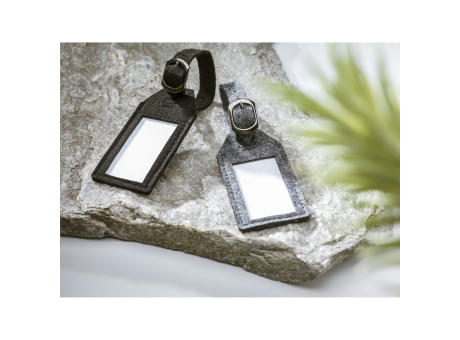 RPET Felt GRS Luggage Tag Gepäckanhänger bedrucken