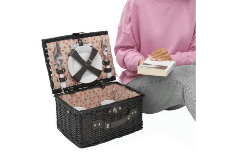 SUNSET PARK - Weiden-Picknickkorbfür 2 Personen Werbeartikel
