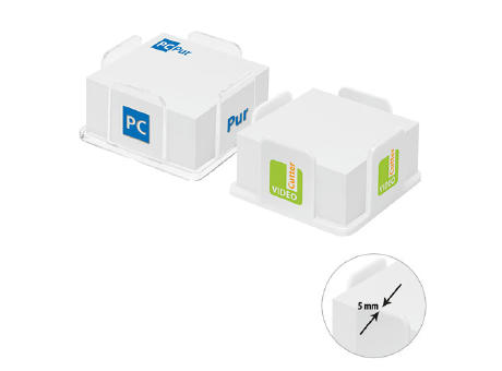 Zettelbox, dickwandig "Theta" bedrucken