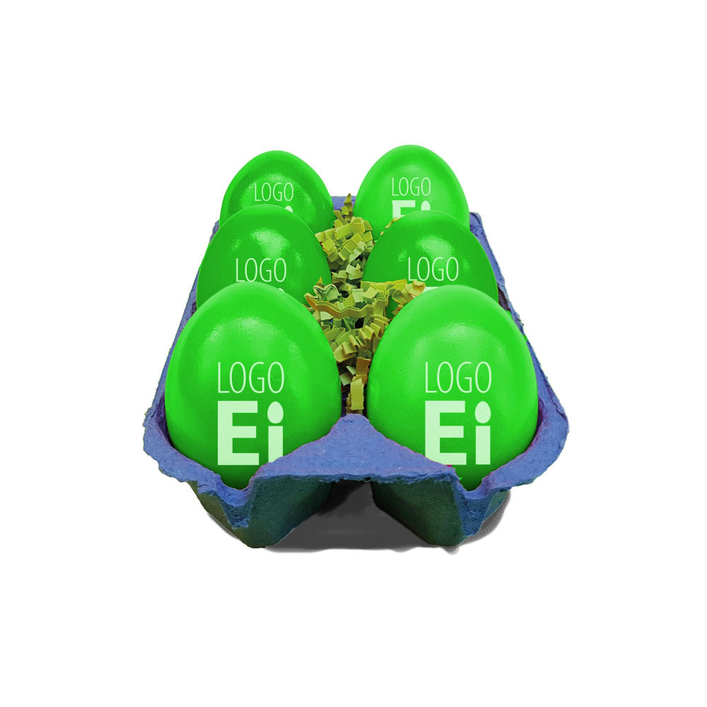 Product image LogoEi 6er-Box - Blau - Blau Werbeartikel