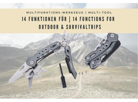 TROIKA Multifunktions-Werkzeug FIRE TOOL 14 Werbeartikel