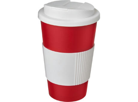 Americano® 350 ml Isolierbecher mit Schutzring & auslaufsicherem Schraubverschluss bedrucken