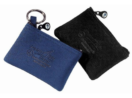 CreativDesign® Schlüsseltasche "JumpLabel" schwarz Werbeartikel