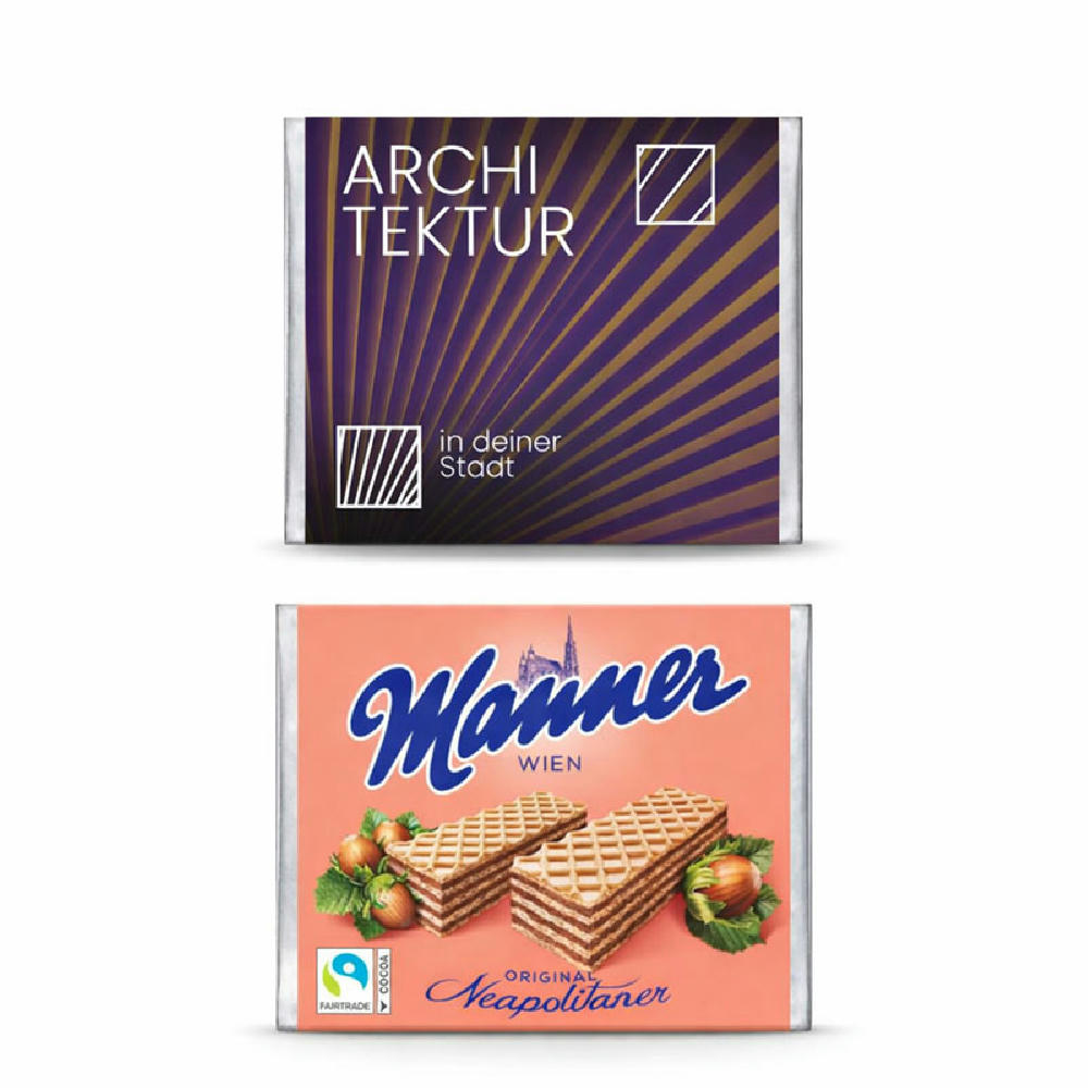 Product image Manner im Werbeschuber Werbeartikel