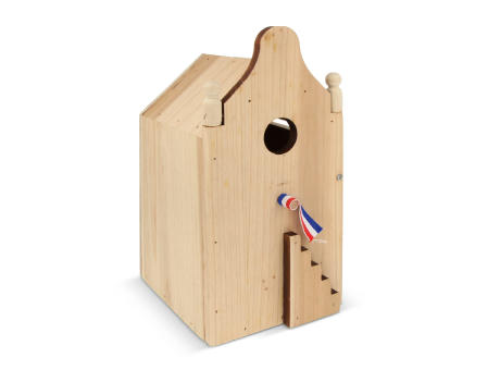 Vogelhaus aus Holz  Werbeartikel