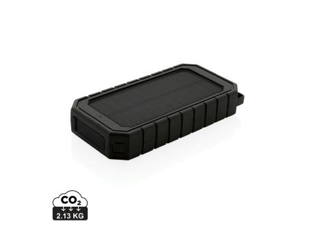 Product image 10.000 mAh Solar-Powerbank mit 10W Wireless aus RCS Plastik bedrucken