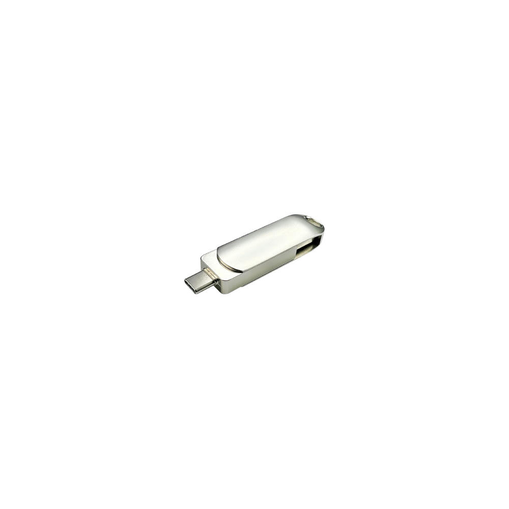 USB-Stick 2in1 OTG 12 USB 3.0 Flash Disk   8 GB Silber Werbeartikel