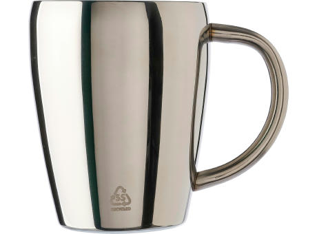 Recycelte Isolierbecher-Set aus Edelstahl Naya Werbeartikel