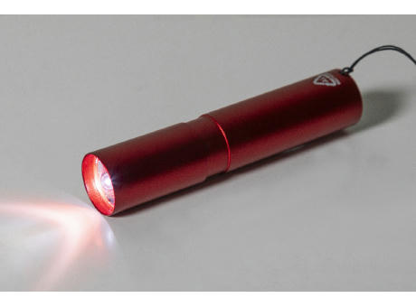 wiederaufladbare Taschenlampe aus recyceltem Aluminium Chargelight Tone Werbeartikel