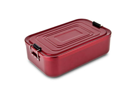 ROMINOX® Lunchbox // Quadra Rot XL Werbeartikel