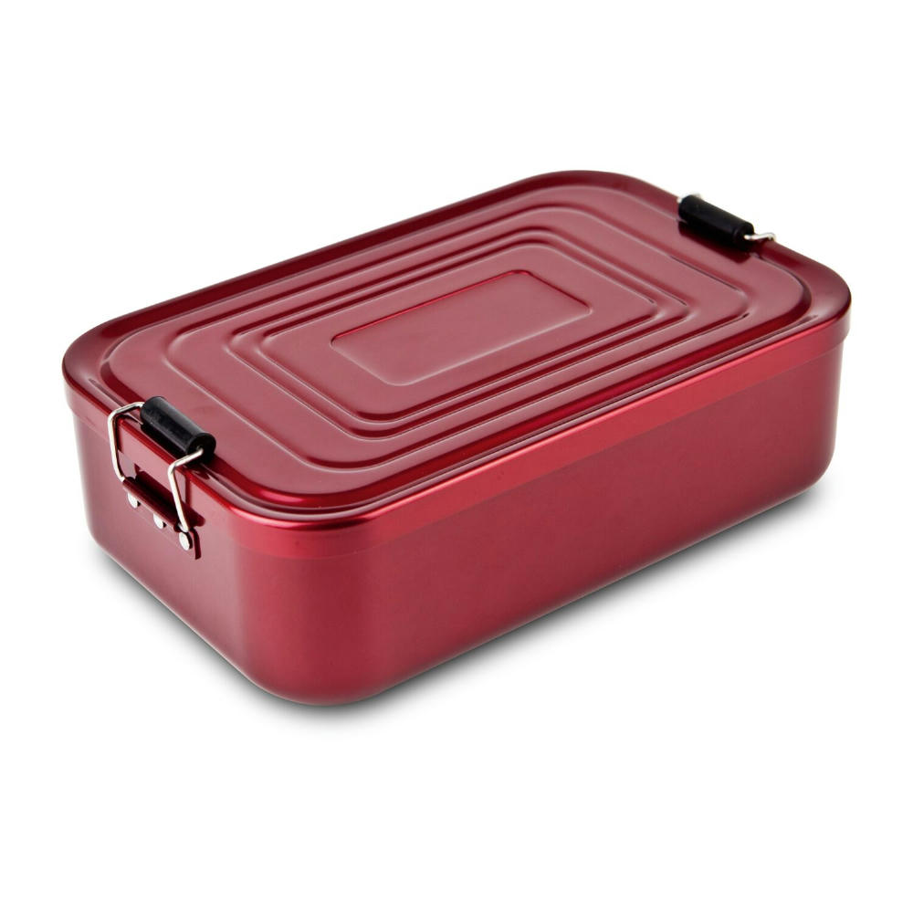 Product image ROMINOX® Lunchbox // Quadra Rot XL Werbeartikel
