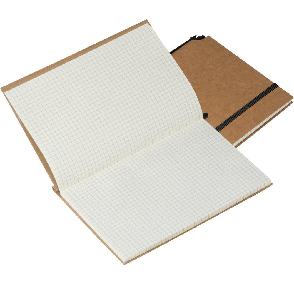 Product image Notizbuch mit Umschlag aus Karton Werbeartikel