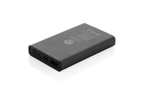 Terra 5.000 mAhPowerbank aus RCS recyceltem Aluminium bedrucken