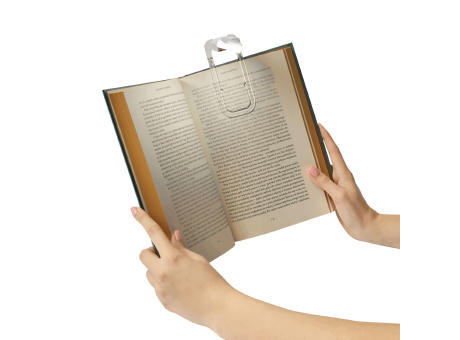 FLIPCLIP - Aufladbare LED-Leselampe Werbeartikel