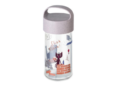 KOZIOL BUDDY SNACK 0,5 TRUCKS Snackpot / Trinkflasche 500ml Werbeartikel