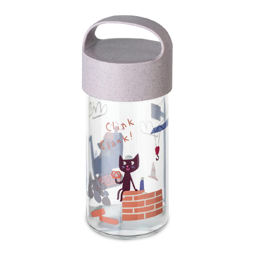 Product image KOZIOL BUDDY SNACK 0,5 TRUCKS Snackpot / Trinkflasche 500ml Werbeartikel
