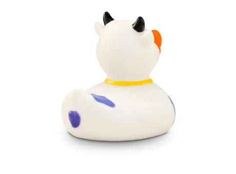 Werbeente Karla Kuh Lila-Weiß Werbeartikel