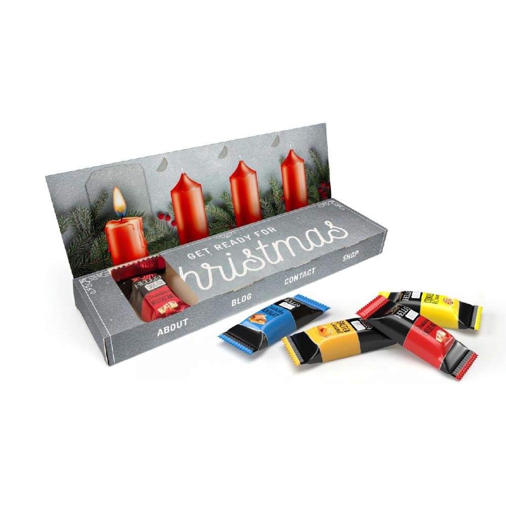 Product image Lindt HELLO Mini "Adventsbox To Go" Eco Werbeartikel