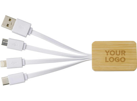 Bambus Ladekabel Brandan Werbeartikel