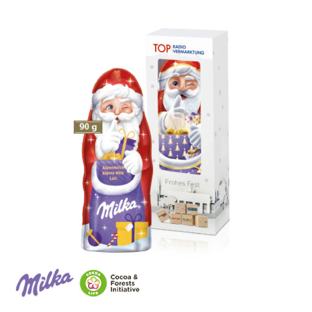 Milka Weihnachtsmann, 90 g Werbeartikel