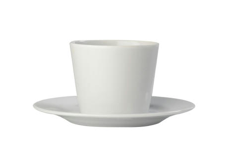 Tasse mit Untertasse Milano 160ml bedrucken