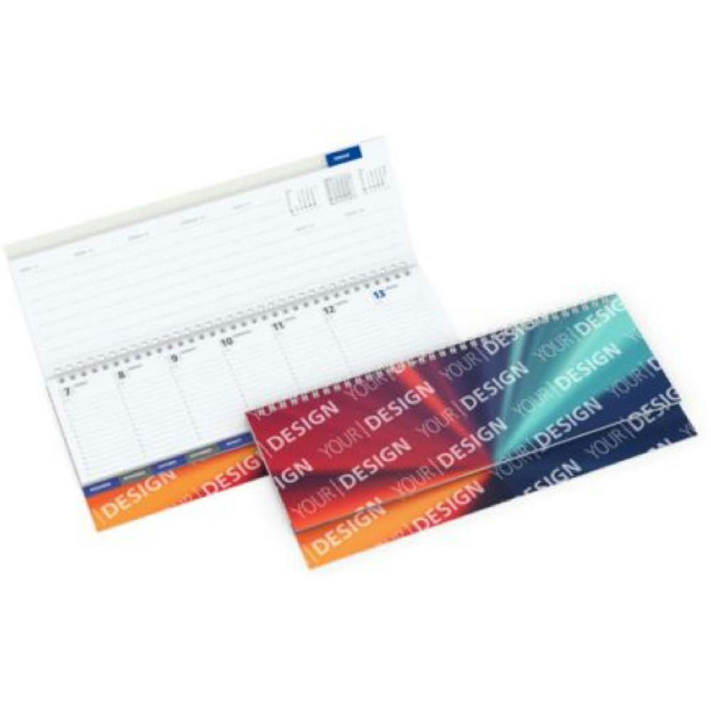Tisch-Querkalender Master Monatsregister EXPRESS 1 Woche = 2 Seiten 8–21 Uhr Werbeartikel
