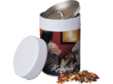 Product image Kaminfeuer Tee, ca. 150g, Metalldose Maxi Werbeartikel