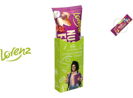 Product image LORENZ Snack Box im Schuber, 40 g, Inhalt: Nuss & Frucht mit Joghurt Pops Werbeartikel