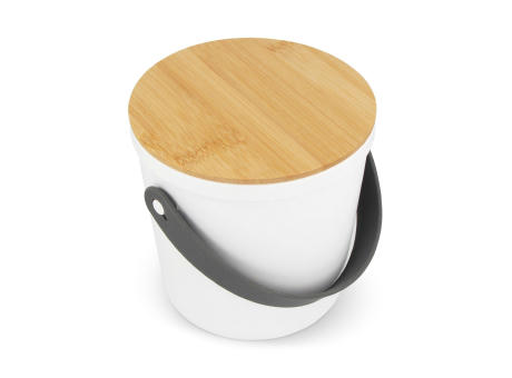 Lunch-Behälter R-PP &amp; Bambus Werbeartikel