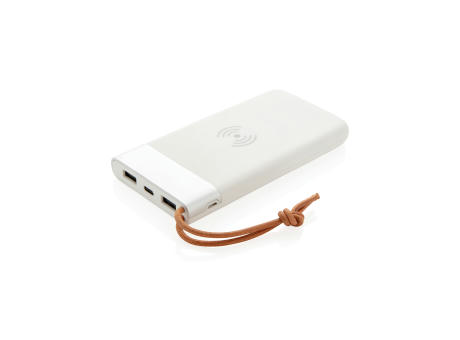 Aria 8.000 mAh 5W Wireless Charging Powerbank bedrucken