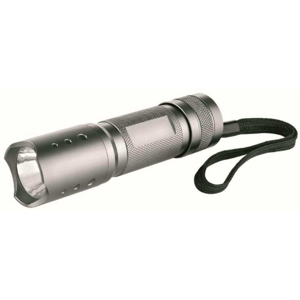 Product image Metmaxx® LED MegaBeam Taschenlampe "MultiPower3Watt" titan Werbeartikel