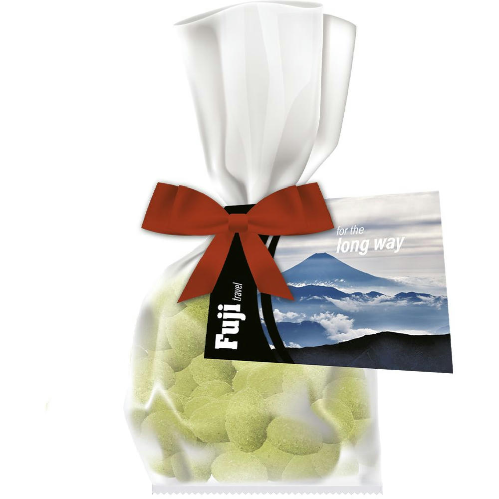 Product image Erdnüsse Wasabi, ca. 25g, Express Flachbeutel mit Schleife mit Werbekarte Werbeartikel