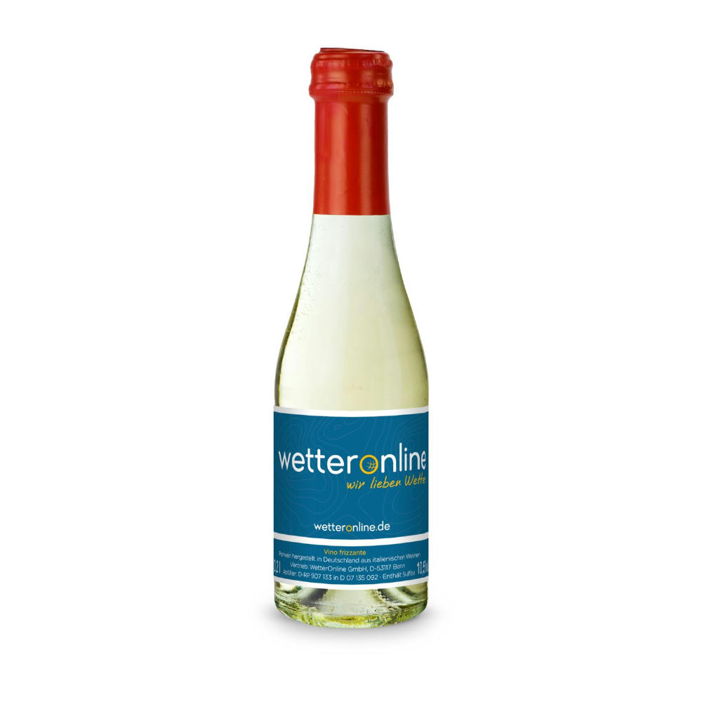 Promo Secco Piccolo - Flasche klar - Kapselfarbe Gold, 0,2 l Werbeartikel