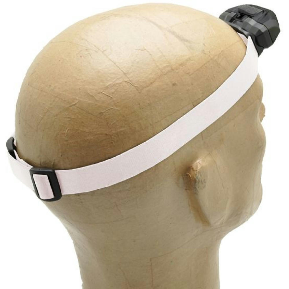 Product image Elastisches Band 2,5cm für Stirnlampe 3W 'Sirius', weiß Werbeartikel