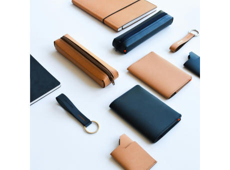 Recycled Leather Passport Holder Passhülle Werbeartikel