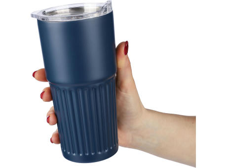 Recycelter doppelwandiger Trinkbecher aus Edelstahl (500 ml) Kael Werbeartikel
