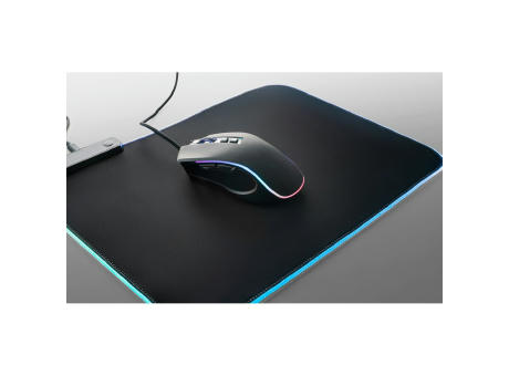 THORNE MOUSE RGB. Gaming-Maus mit 1.5 m Kabel und RGB-LED-Leuchten aus ABS Werbeartikel