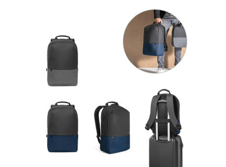 GENOA BPACK. Anti-Diebstahl-Rucksack aus 600D hochdichtem, recyceltem Polyester bedrucken