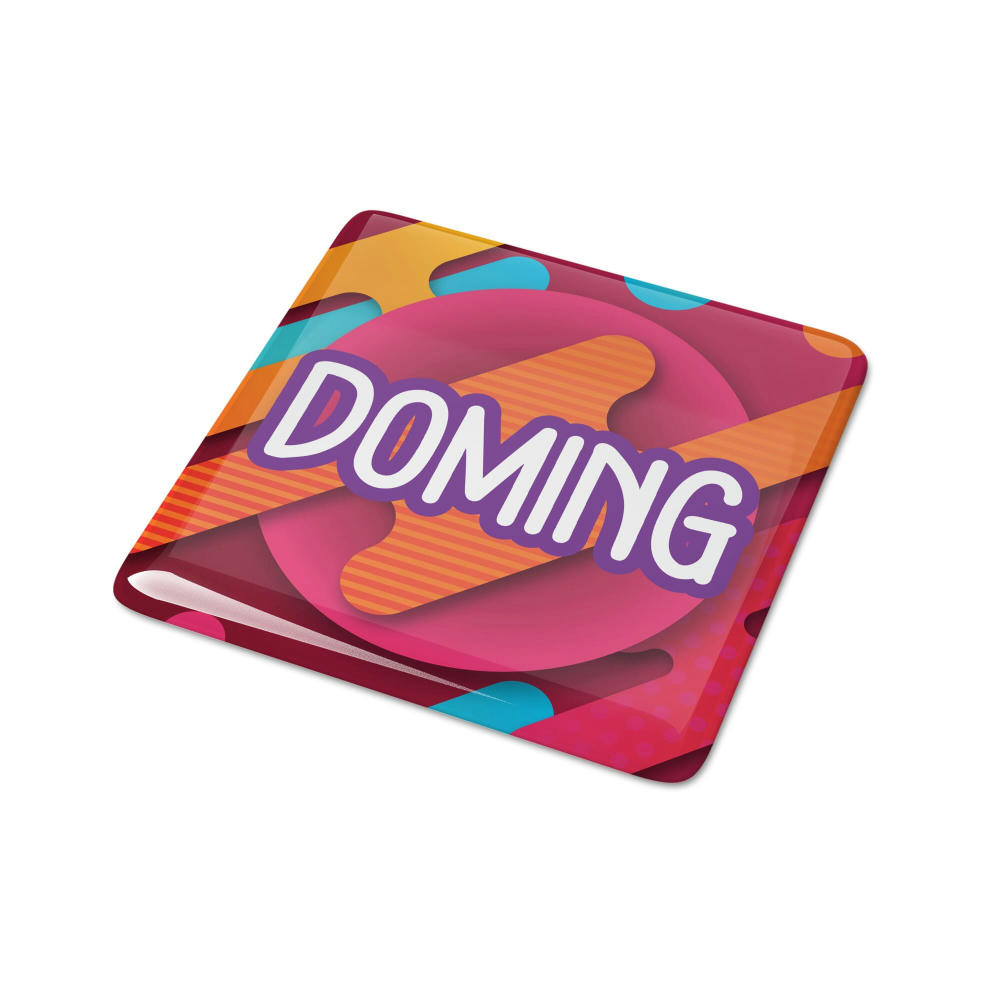 Doming Quadrat 20x20 mm Werbeartikel