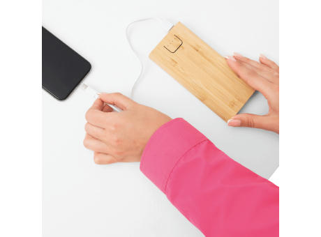 BAMBOO ENERGY - Powerbank Werbeartikel