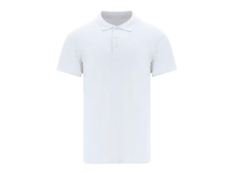 Erwachsene Weiß Polo-Shirt Chaplin Werbeartikel