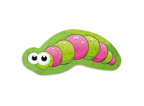 Samenpapier lustige Tierchen - Raupe Wanda Werbeartikel