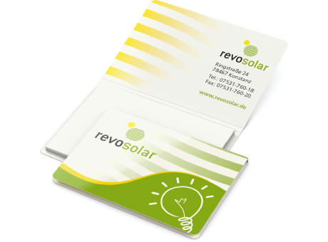 Product image Haftnotiz Memo-Card White Recycling Werbeartikel