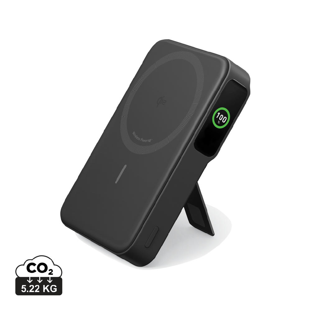 Product image Anker MagGo Qi2 magnetische Powerbank 10.000 mAh mit 15W Wireless Charging, klappbarem Ständer und Firmenlogo