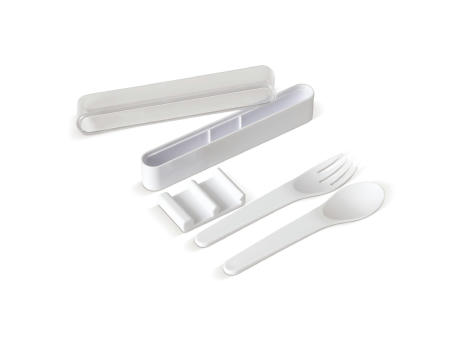 Lunchbesteck mit Box Werbeartikel