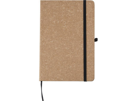 Notizbuch aus recyceltem Leder (A5) Gianna Werbeartikel